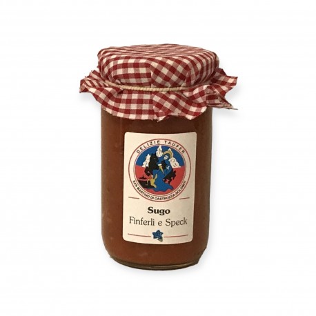 PFIFFERLING UND SPECK SOßE