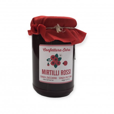 CONFETTURA SENZA ZUCCHERO MIRTILLI ROSSI GR