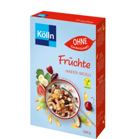 Kölln Müsli Früchte ohne Zuckerzusatz 500gr